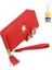 Bayanlar Uzun Cüzdan Çift Fermuarlı Clutch Öğrenci Bilek Kayışı Çift Katmanlı Büyük Kapasiteli Cep Telefonu (Yurt Dışından) 1