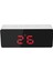 LED Ayna Saat - Ayarlanabilir Parlaklık, Usb/pil Destekli, Sıcaklık Göstergeli Kırmızı (Yurt Dışından) 1