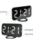 Dijital LED Aynalı Çalar Saat Çift USB Şarj ve Otomatik Aydınlatma - Yatak Odası ve Ev Ofisi (Yurt Dışından) 2