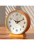 4,5" Retro Og Ince Metal Masa Saati ve Lamba (Yurt Dışından) 1