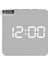 LED Aynalı Saat Alarm Şekerleme Ayarlanabilir Parlaklık Oda Termometresi 12/24 Saat (Yurt Dışından) 1