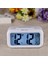 LED Alarmlı Saat - Sensör Aydınlatmalı Zaman Tarih Sıcaklık Göstergeli Beyaz (Yurt Dışından) 5