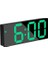 Yeşil Aynalı LED Alarmlı Saat USB Şarj Gece Lambası (Yurt Dışından) 1