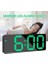 Yeşil Aynalı LED Alarmlı Saat USB Şarj Gece Lambası (Yurt Dışından) 3