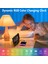 180 Prksiyonlu Alarm Saati Rgb Dinamik Işık Çift Alarm Şekerleme USB Şarj 24/12 Saat (Yurt Dışından) 3