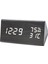 LED Dijital Çalar Saat - Oda Sıcaklık ve Nem Ölçer, Ses Kontrollü, 3 Parlaklık Seviyesi (Yurt Dışından) 1