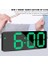 Yeşil Aynalı LED Alarmlı Saat USB Şarj Gece Lambası (Yurt Dışından) 5