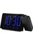 180° Prksiyonlu Alarm Saati - Fm Radyo, USB Şarj, Çift Alarm, Işık Ayarı (Yurt Dışından) 1