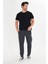 Erkek Polycotton Eşofman Altı Antrasit Melanj 5802-A 5
