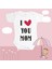 I Love You Mom Baskılı Zıbın 1