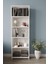 Wood Aria Kitaplık | Çok Amaçlı Dolap 5 Bölmeli | Dosya Dolabı 1