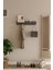 Wood Aria Modern Duvar Askılık, Hol Askılık, Duvar Askılık, Portmanto, Vestiyer 80 cm 4