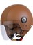 Kask Sway Yarım 701 Deri Kahve 2