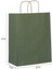 32*41*12 Yeşil Kraft Saplı Kağıt Çanta 25 Adet 1