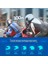 2 Intercom Bağlantılı Rgb Işıklı Bluetooth Motosiklet Kask Kulaklık Bt5.3 Stereo Su Geçirmez 4