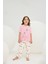 8804 Kız Ç. Baskılı Pijama Takım 1