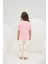 8804 Kız Ç. Baskılı Pijama Takım 5