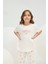 8855 Kız Ç. Baskılı Pijama Takım 3