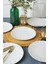 Beyaz Sirius Pasta Tabağı 22 cm 6 Adet 004 2