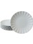 Beyaz Sirius Pasta Tabağı 22 cm 6 Adet 004 6