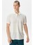 Erkek Classic Fit Polo T-Shirt - Ekru 1