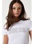 Kadın Lace Logo T-Shirt - Beyaz 4
