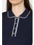 Kadın Thalia Polo Yaka T-Shirt - Lacivert 4