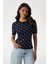 Kadın Rosie 4g Logo T-Shirt - Lacivert 1