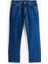 Erkek Th Denton Düz Paça Jeans Pantolon - Mavi 5