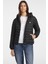 Kadın Gj Hooded Puffer Şişme Mont - Siyah 3