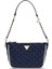 Kadın Cruise Vibe Top Fermuarlı Omuz Çantası - Lacivert 1
