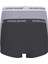 Erkek Gj 2'li Trunk Boxer - Gri Siyah 2