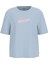 Kadın Gj Ss Cn Os Curved T-Shirt - Açık Mavi 1