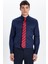 Erkek Slim Fit Non-Iron Pamuklu Doğa Dostu Ekoteks Belgeli Ütü Gerektirmez lacivert Gömlek 3