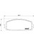 Ön Balata Fişsiz Toyota Yaris 1.0VVTI-1.3D-4D 06> 1