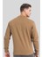 Regular Fit Pamuklu Erkek Sweatshirt Bej 4