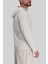 Marka Logo Detaylı Regular Fit Erkek Sweatshirt Krem 3
