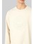 Regular Fit Erkek Sweatshirt Bej 3