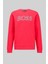 Bisiklet Yaka Logolu Erkek Sweatshirt Kırmızı 1