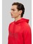 Erkek Regular Fit Kapşonlu Sweatshirt Kırmızı 4