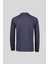 Relaxed Fit Uzun Kollu Logolu Erkek Sweatshirt Lacivert 5