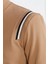 Regular Fit Uzun Kollu Erkek Sweatshirt Bej 5
