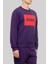 Regular Fit Bisiklet Yaka Erkek Sweatshirt Lacivert 3