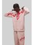 Hugo Erkek Regular Fit Logo Işlemeli Kapüşonlu Sweatshirt Pembe 1