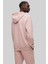 Hugo Erkek Regular Fit Logo Işlemeli Kapüşonlu Sweatshirt Pembe 3