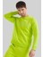 Erkek Bisiklet Yaka Sweatshirt Yeşil 4