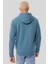 Erkek Regular Fit Seeger Kapüşonlu Sweatshirt Mavi 3