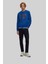 Regular Fit Bisiklet Yaka Erkek Sweatshirt Mavi 2