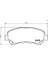 Ön Balata Fişsiz Nissan Qashqai 06-14-Qashqai+2 08-14-X-Trail 07-14-Maxima 08>/ducato Arka 14> 1