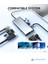 11 In 1 Type-C To USB Hub Port Uyumlu Adaptör Hdmı 4x USB Lan VGA Sd Card Çevirici Çoklayıcı 5